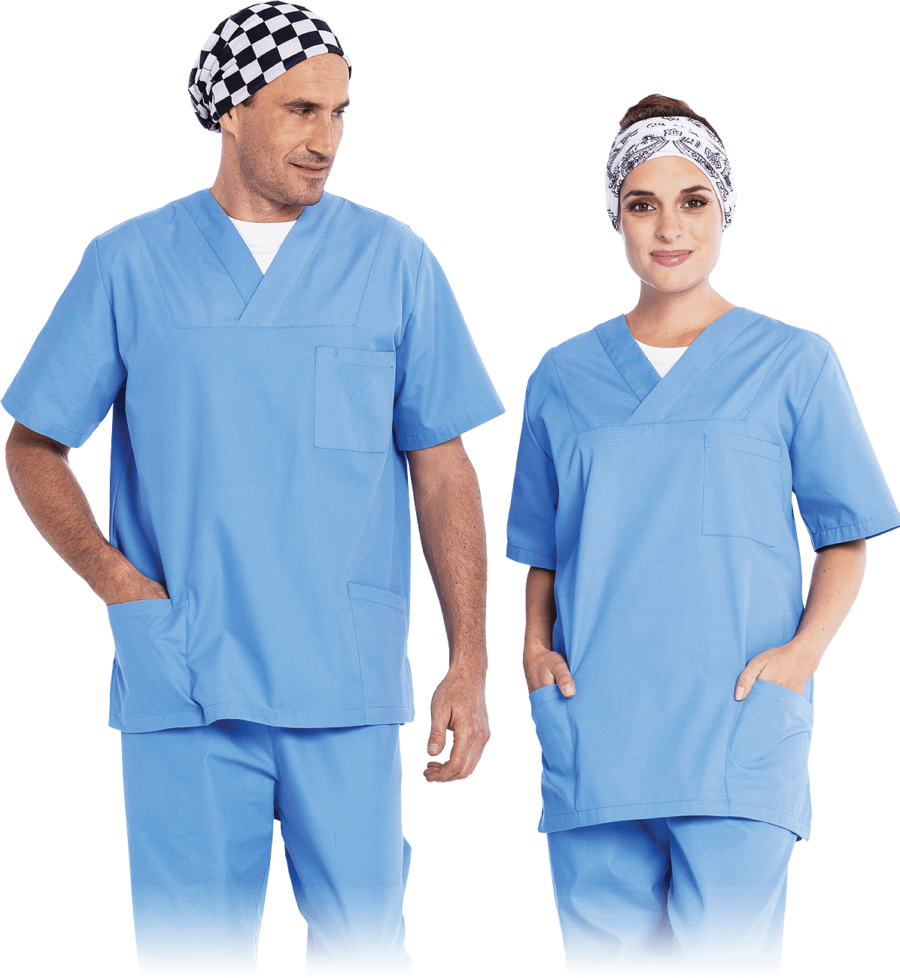 Unisex zdravotnická košile HOSPITAL BLUE