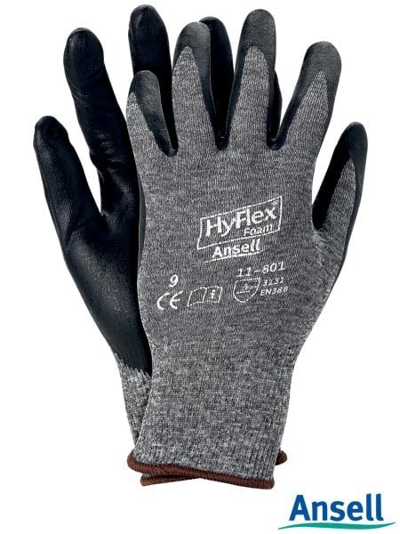Pracovní rukavice antistatické ANSELL HyFlex® 11 801