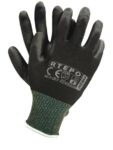 Pracovní rukavice máčené v PU REPO BLACK