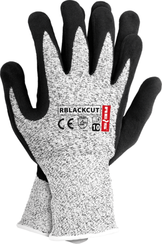 Protiporézní rukavice BLACK CUT 3