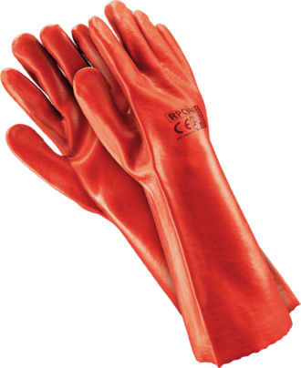 Gumové rukavice pracovní PVC 40 cm