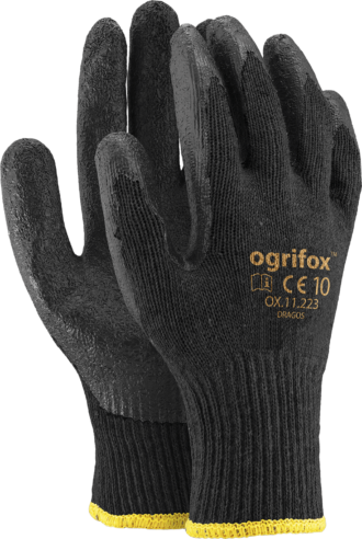 Latexové rukavice NICK OX BLACK