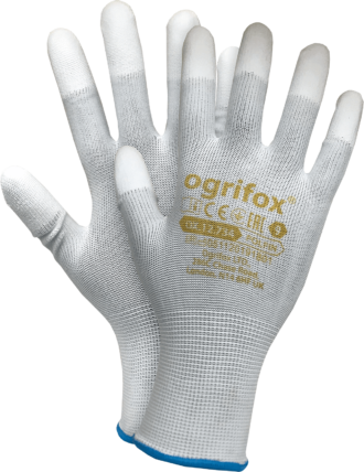 Pracovní rukavice ochranné bílé REPO HALF OX