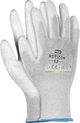 Máčené rukavice antistatické STICON ESD