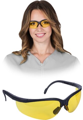 Žluté ochranné brýle IDAHO YELLOW