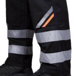 Pracovní montérky s laclem PRO GREY REFLEX