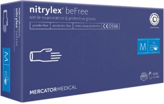 Diagnostické nitrylové rukavice 100ks MERCATOR Nitrylex® BeFree nepudrované