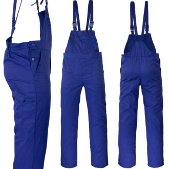 Pracovní kalhoty ALFA BLUE s laclem