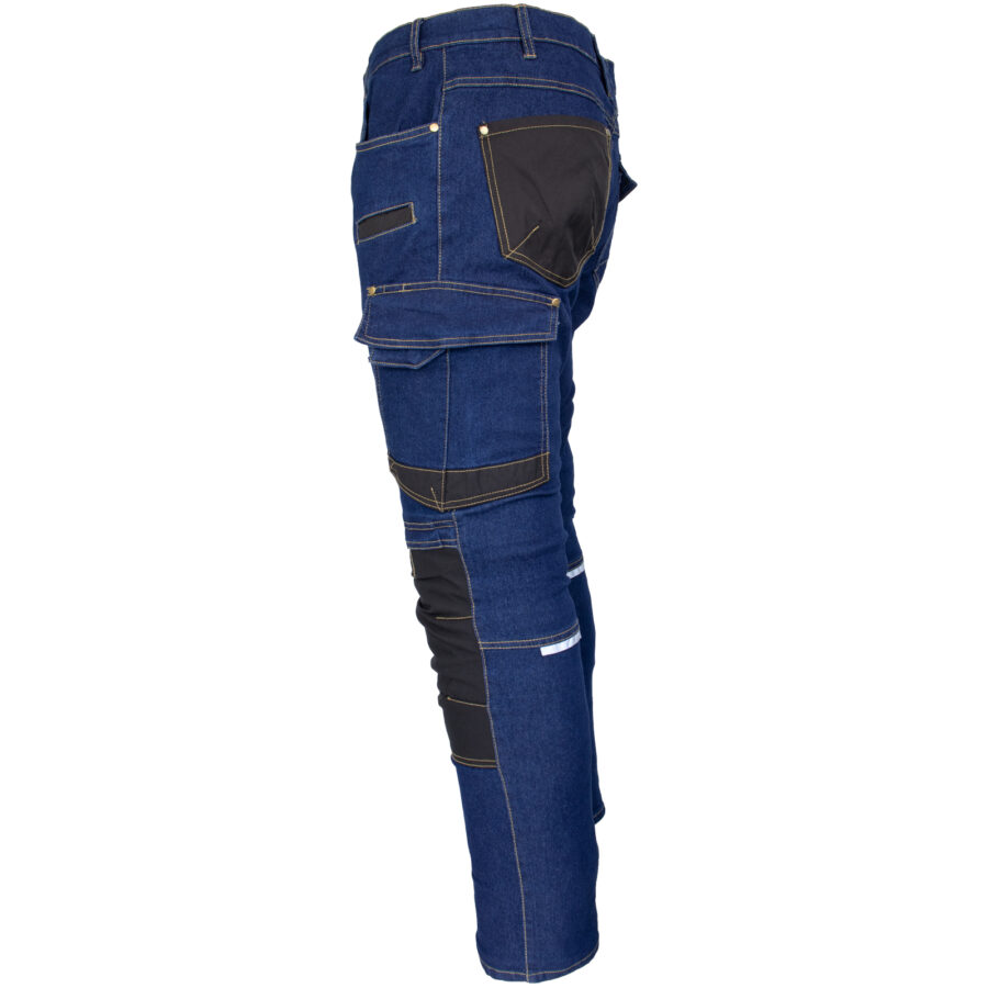 Pracovní džínové kalhoty strečové JEANS STRETCH BLUE