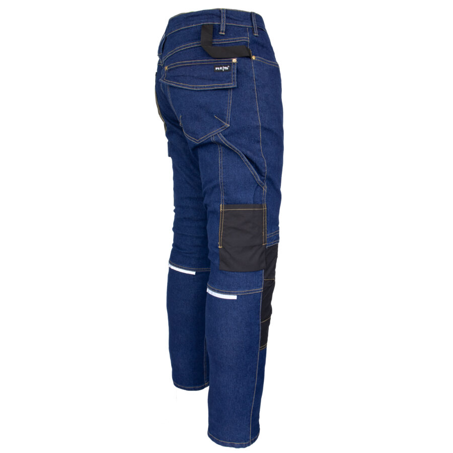 Pracovní džínové kalhoty strečové JEANS STRETCH BLUE