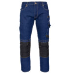 Pracovní džínové kalhoty strečové JEANS STRETCH BLUE