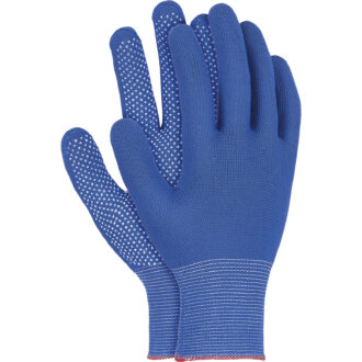 Pracovní rukavice s terčíky DOT SIMPLE blue