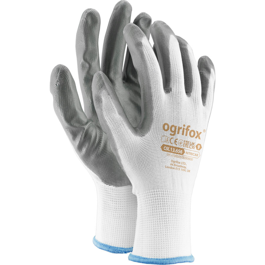 Nitrilové rukavice pracovní NITRENI OX GREY