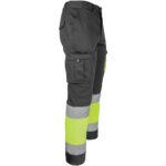 Reflexní kalhoty s elastanem MANNLAND HIVIS BLACK