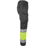 Reflexní kalhoty s elastanem MANNLAND HIVIS BLACK