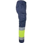 Reflexní kalhoty s elastanem MANNLAND HIVIS NAVY