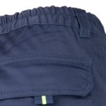 Reflexní kalhoty s elastanem MANNLAND HIVIS NAVY