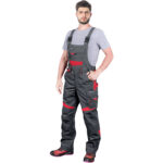 Pracovní kalhoty s laclem TANZO CHARCOAL