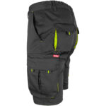 Montérkové kraťasy s elastanem MANNLAND BLACK YELLOW