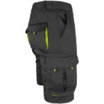 Montérkové kraťasy s elastanem MANNLAND BLACK YELLOW