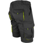 Montérkové kraťasy s elastanem MANNLAND BLACK YELLOW