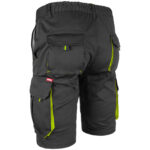 Montérkové kraťasy s elastanem MANNLAND BLACK YELLOW