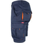Montérkové kraťasy s elastanem MANNLAND NAVY ORANGE