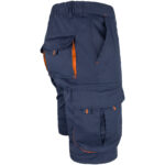 Montérkové kraťasy s elastanem MANNLAND NAVY ORANGE