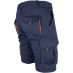 Montérkové kraťasy s elastanem MANNLAND NAVY ORANGE
