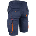 Montérkové kraťasy s elastanem MANNLAND NAVY ORANGE