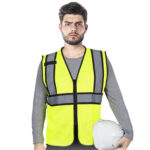 Reflexní vesta se zapínáním na zip ALEXIS NETZ