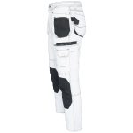 Pracovní džínové kalhoty strečové JEANS WORK WHITE