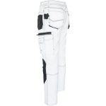 Pracovní džínové kalhoty strečové JEANS WORK WHITE