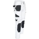 Pracovní džínové kalhoty strečové JEANS WORK WHITE