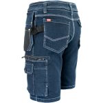 Pracovní džínové kraťasy JEANS WORK BLUE