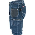 Pracovní džínové kraťasy JEANS WORK BLUE