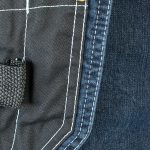 Pracovní džínové kraťasy JEANS WORK BLUE