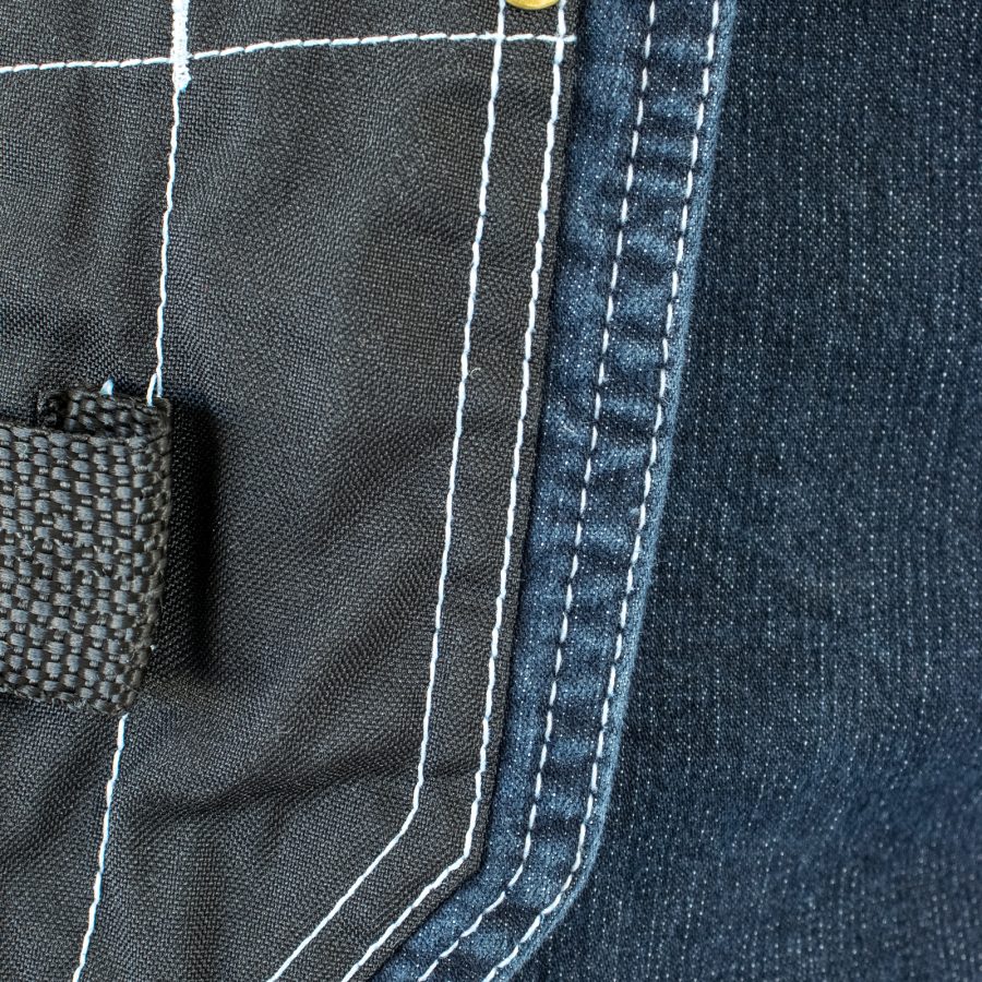 Pracovní džínové kraťasy JEANS WORK BLUE