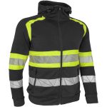 Pracovní reflexní mikina s kapucí na zip RAUTEX