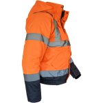 Reflexní zimní bunda BLUE BOMB ORANGE