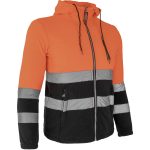 Dámská fleecová reflexní mikina s kapucí MANTIS HOOD ORANGE