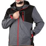 Pánská softšelová bunda s kapucí RIZZEL