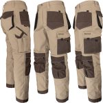 Pracovní montérky do pasu PROFI COOL BROWN 2.0