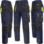 Pracovní montérky do pasu PROFI NAVY GELB 2.0