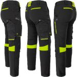 Pracovní strečové kalhoty RAUT BLACK