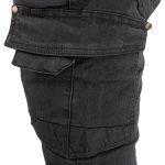 Pracovní džínové kalhoty strečové JEANS STRETCH BLACK