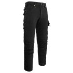 Pracovní džínové kalhoty strečové JEANS STRETCH BLACK