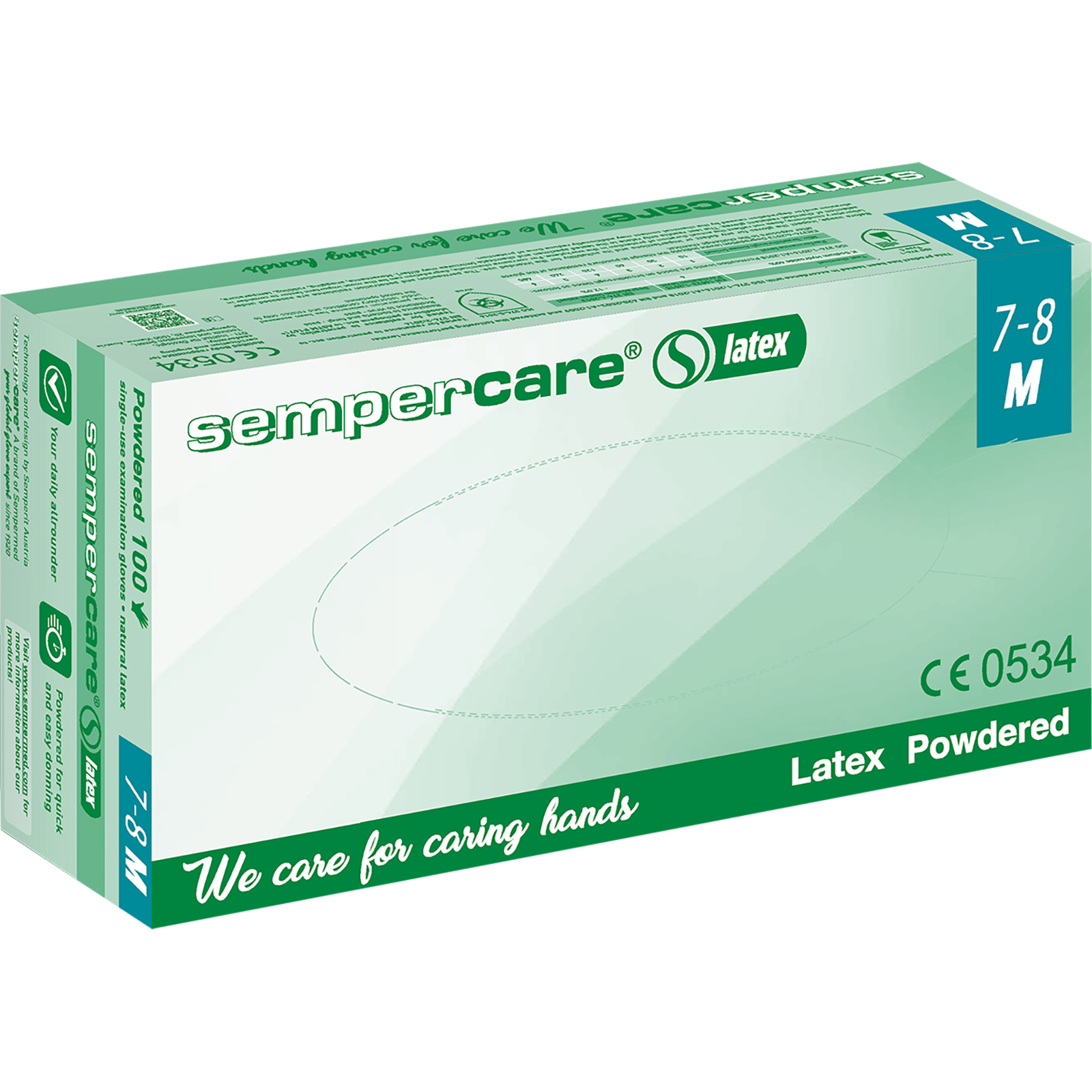 Jednorázové rukavice chirurgické LATEX PUDER 100 ks