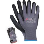 Máčené pracovní rukavice antistatické DRAGON™ BLACKFOAM ESD