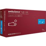 Diagnostické latexové rukavice 50ks MERCATOR Ambulance® High Risk nepudrované